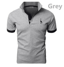 Load image into Gallery viewer, TJWLKJ Men Clothes 2019 Top Tees Men Polo Shirt 5xl Fawn Pattern Short Sleeve Polo Shirt 13Color Slim Polos Para Hombre