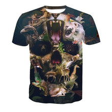 Load image into Gallery viewer, Cloudstyle 2019 Skull 3D Tshirts Men Women Angel Demon War 3D Print Short Sleeve Tees Shirts Streetwear Summer Top Plus Size 5XL