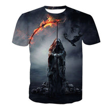 Load image into Gallery viewer, Cloudstyle 2019 Skull 3D Tshirts Men Women Angel Demon War 3D Print Short Sleeve Tees Shirts Streetwear Summer Top Plus Size 5XL