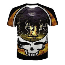 Load image into Gallery viewer, Cloudstyle 2019 Skull 3D Tshirts Men Women Angel Demon War 3D Print Short Sleeve Tees Shirts Streetwear Summer Top Plus Size 5XL