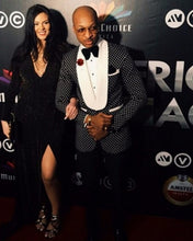 Load image into Gallery viewer, Groomsmen Peaked Black Lapel Groom Tuxedos Burgundy Mens Suit Wedding Best Man (Jacket+Pants+Tie) high quality Suits