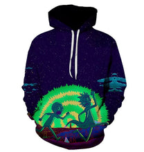 Load image into Gallery viewer, BIAOLUN 2019 Rick and Morty Jumper Fashion 3D Hoodies Creative Harajuku Galaxy Printing Casual Hoody Funny Sweatshirt Size S-6XL
