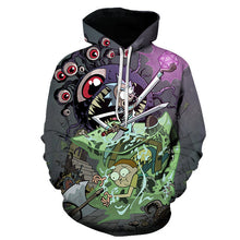 Load image into Gallery viewer, BIAOLUN 2019 Rick and Morty Jumper Fashion 3D Hoodies Creative Harajuku Galaxy Printing Casual Hoody Funny Sweatshirt Size S-6XL